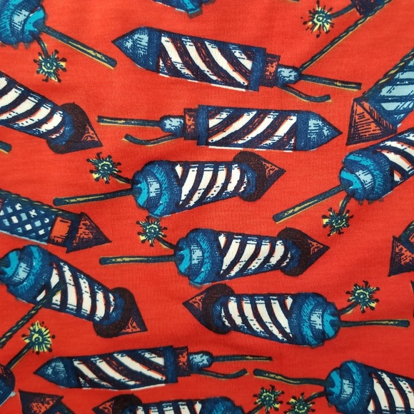 ⬇️🌹NWT! Lularoe (XS) Julia Fireworks Midi Dress - Picture 6 of 8